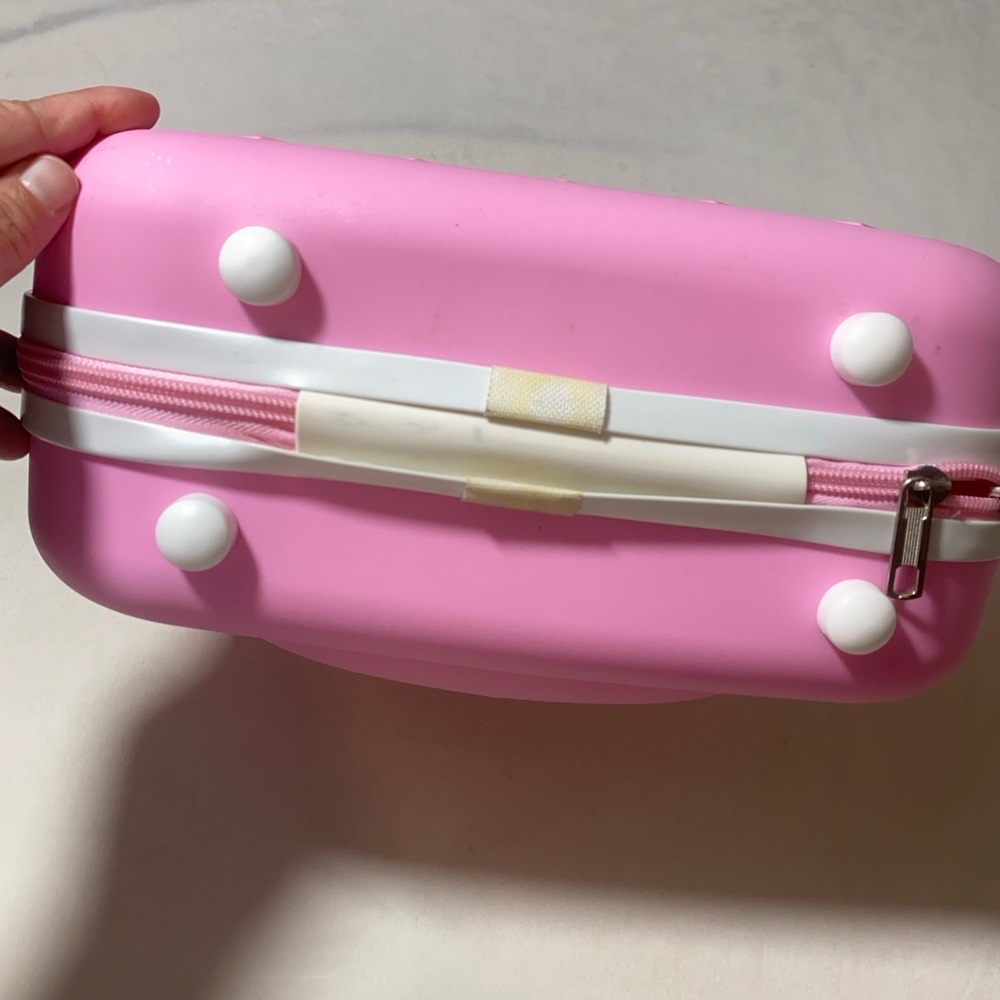 PINK Hello Kitty Travel Cosmetic Case Box Beauty Makeup Case Bag Organizer - Picture 6 of 10